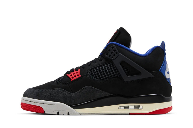 Air Jordan 4 Retro 'Rare Air' – White Lettering on a Black & Red Classic