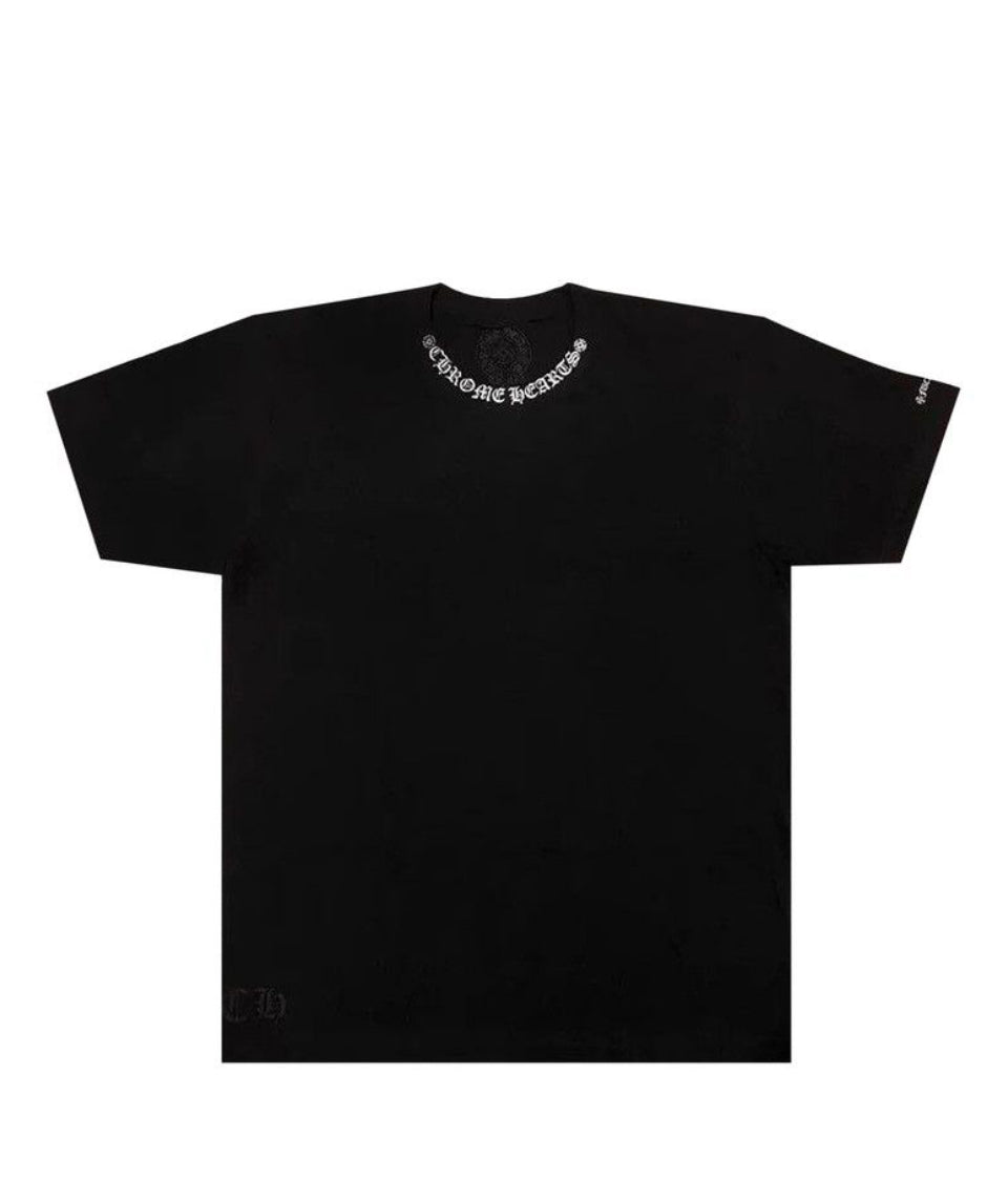 Chrome Hearts Neck Logo T-Shirt Black