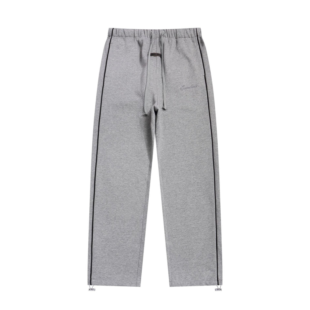 Fear of God Essentials Striped Embroidered Letter Sweatpants Unisex
