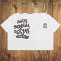 ASSC White Tee – Metallic Back Print
