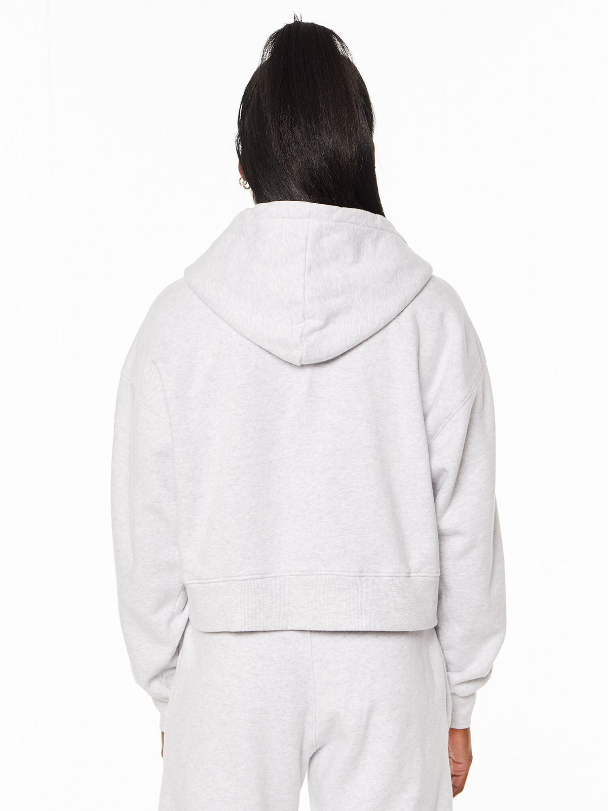 MARISSA CROP ZIP SWEATSHIRT