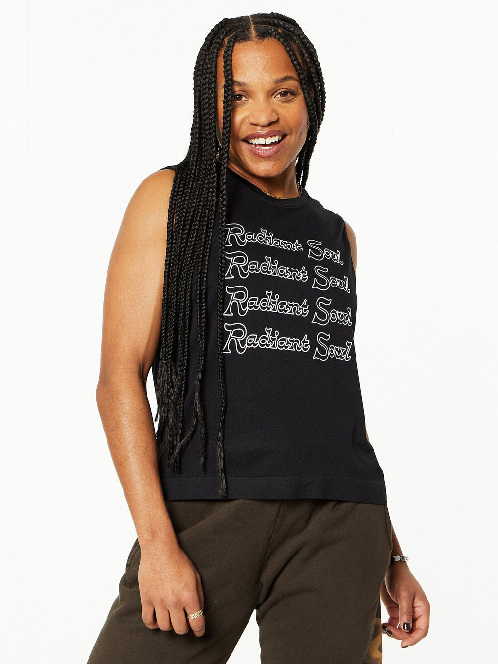 Black Seamless Tank
