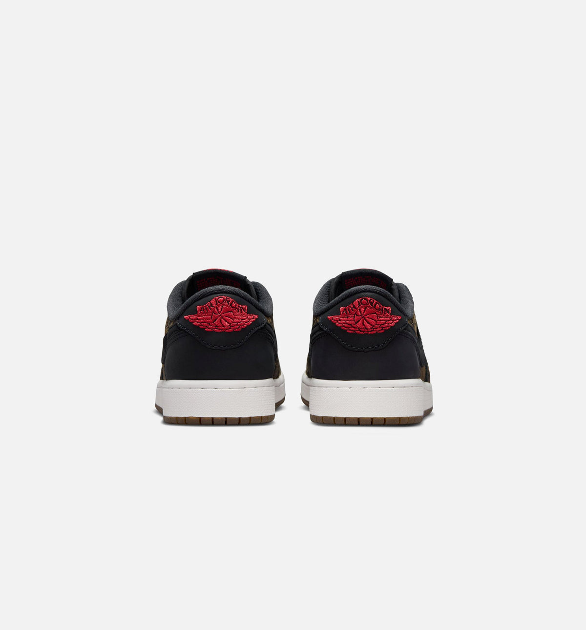 Air Jordan 1 Retro Low OG Black/Varsity Red Grade School Low-Top Lifestyle Shoes (GS)