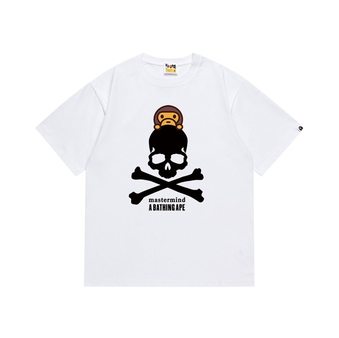 BAPE Skull Crossbones Graphic T-Shirt