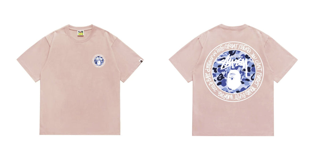 BAPE White-Ring Camo Back Graphic T-Shirt