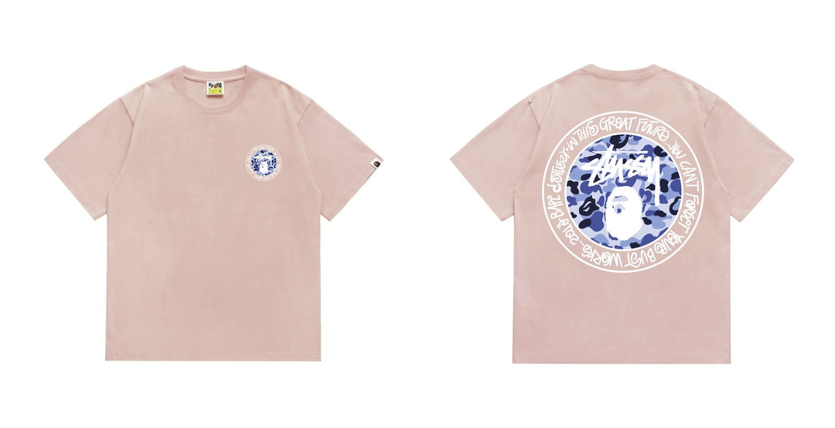 BAPE White-Ring Camo Back Graphic T-Shirt