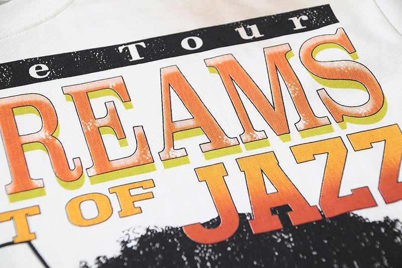 VALE USA Jazz Portrait Graphic Short-Sleeve T-Shirt
