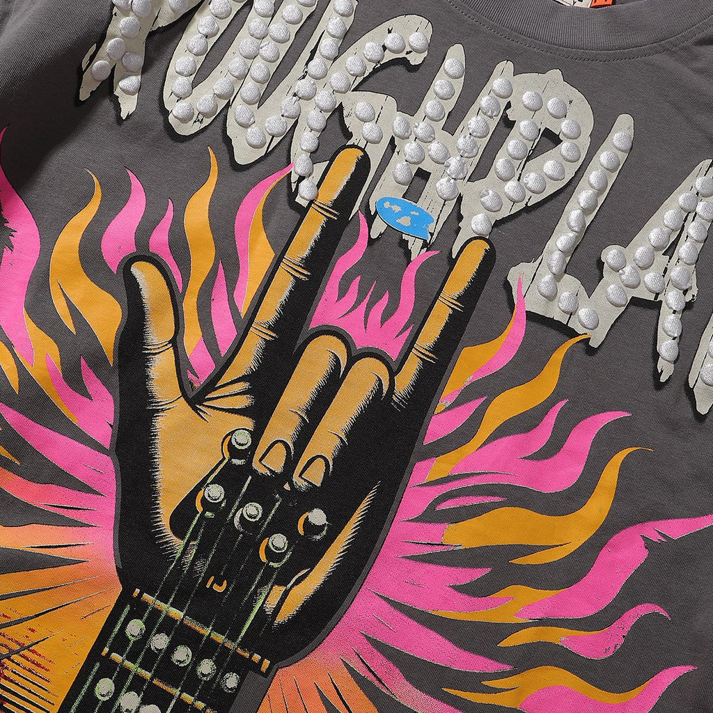 Rough Play Rock Graphic Long-Sleeve T-Shirt