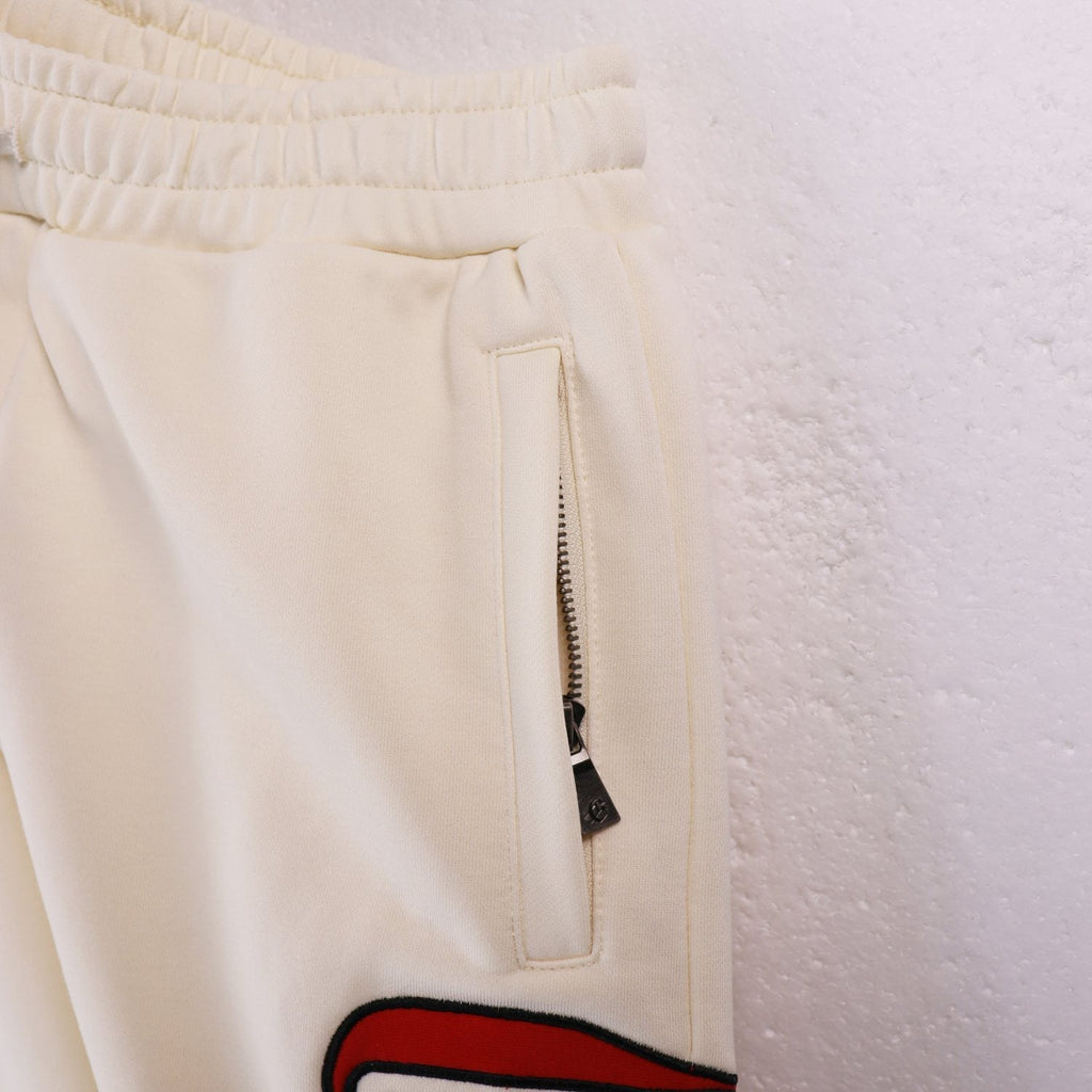 Godspeed Red Gothic Print Zip Hoodie Tracksuit Set