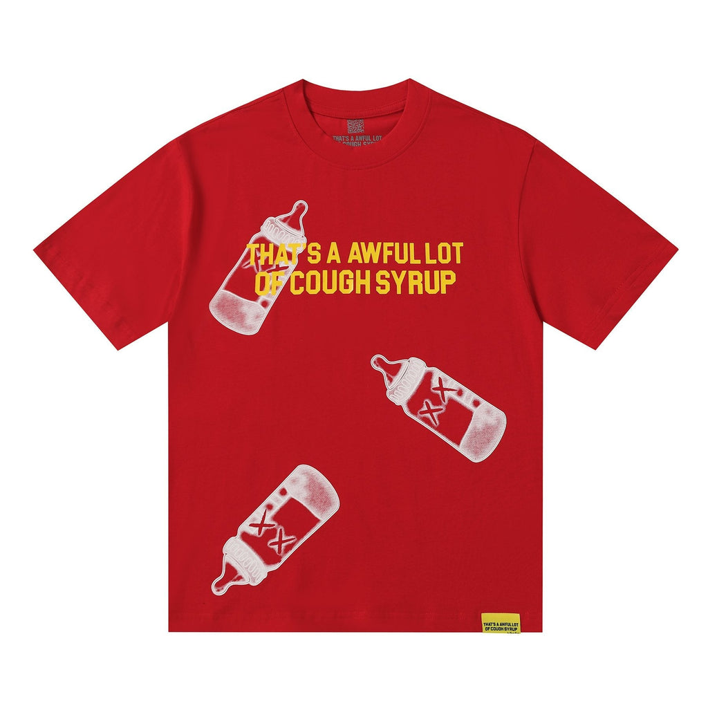 THAT'S A AWFUL LOT OF COUGH SYRUP Front & Back Graphic T-Shirt