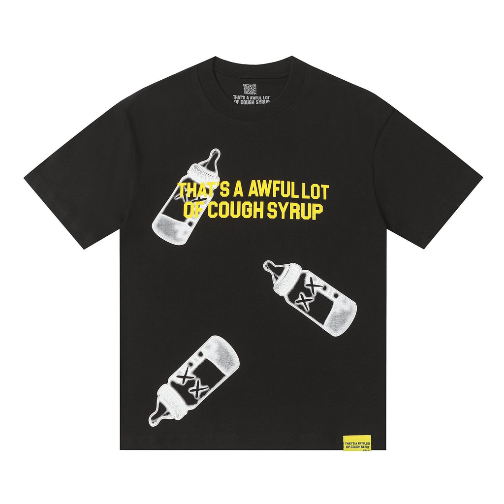 THAT'S A AWFUL LOT OF COUGH SYRUP Front & Back Graphic T-Shirt