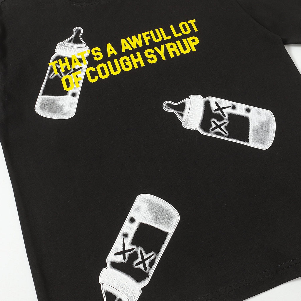 THAT'S A AWFUL LOT OF COUGH SYRUP Front & Back Graphic T-Shirt