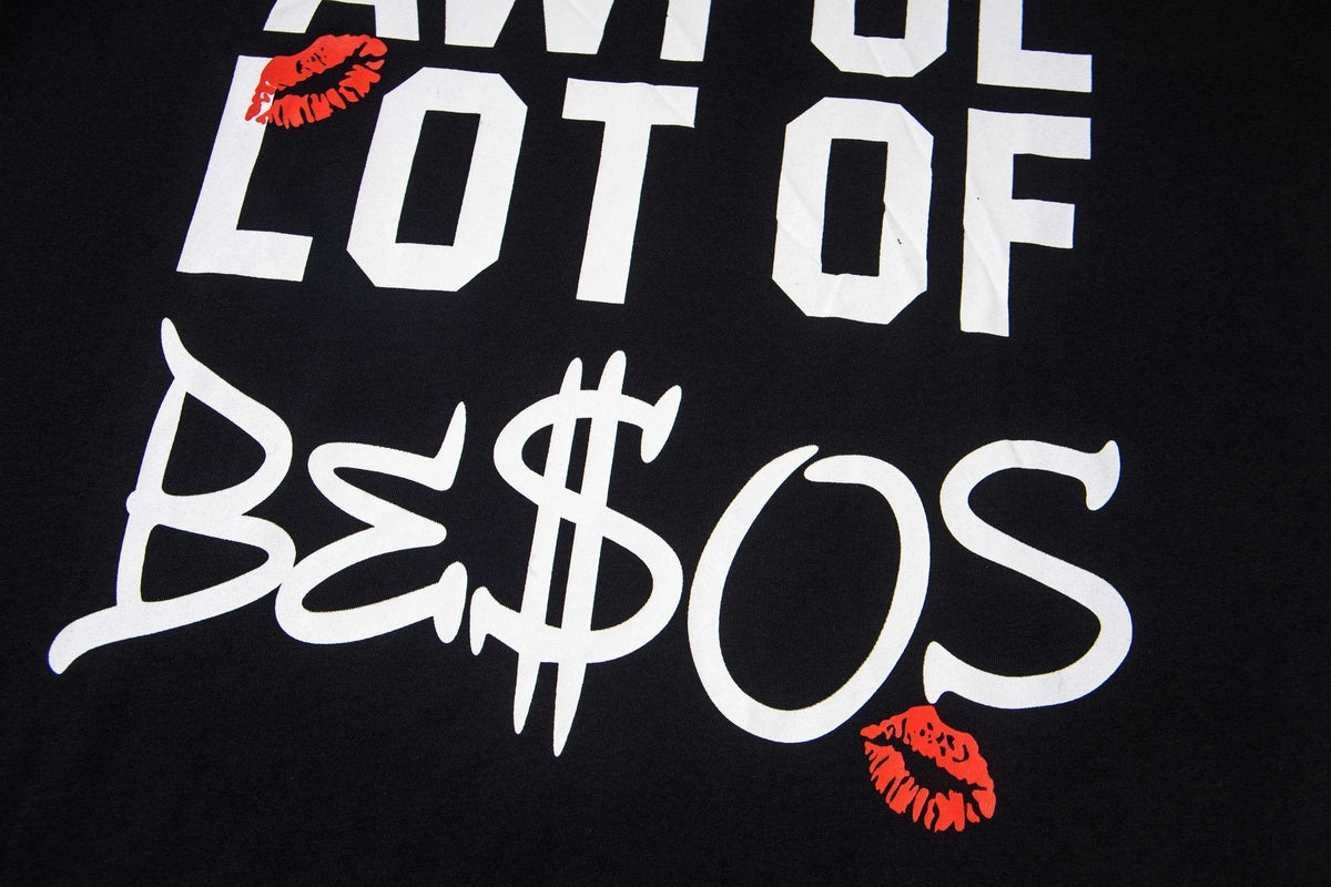 THAT'S A AWFUL LOT OF COUGH SYRUP Black Graphic Short-Sleeve T-Shirt