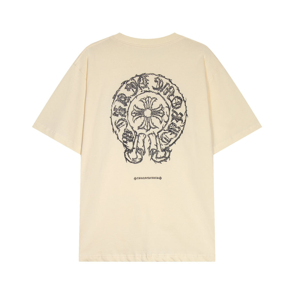 Chrome Hearts Sanskrit Horseshoe Cross Graphic T-Shirt