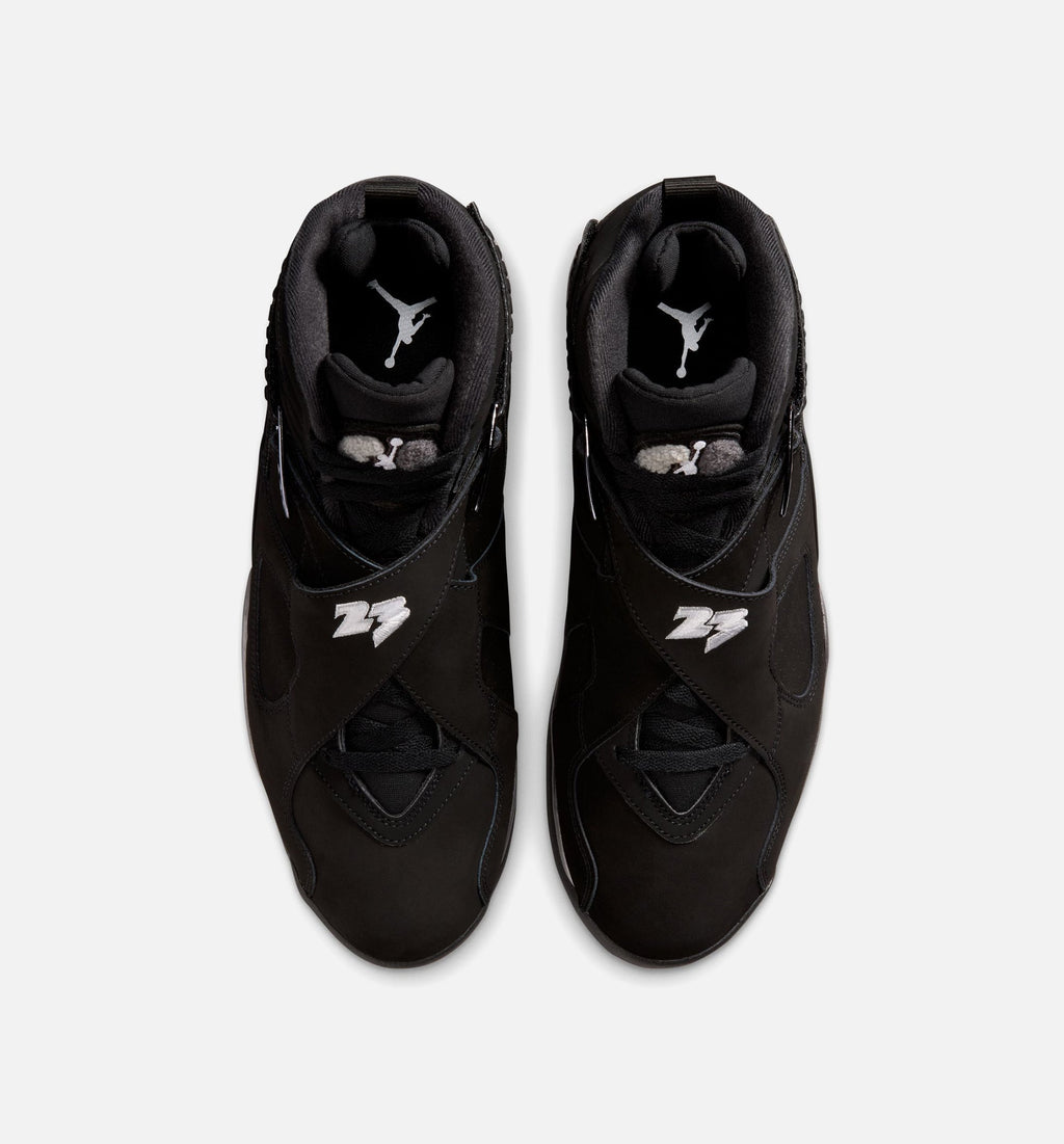 Air Jordan 8 Retro Chrome Black and Light Graphite Men's – Black/White/Light Graphite