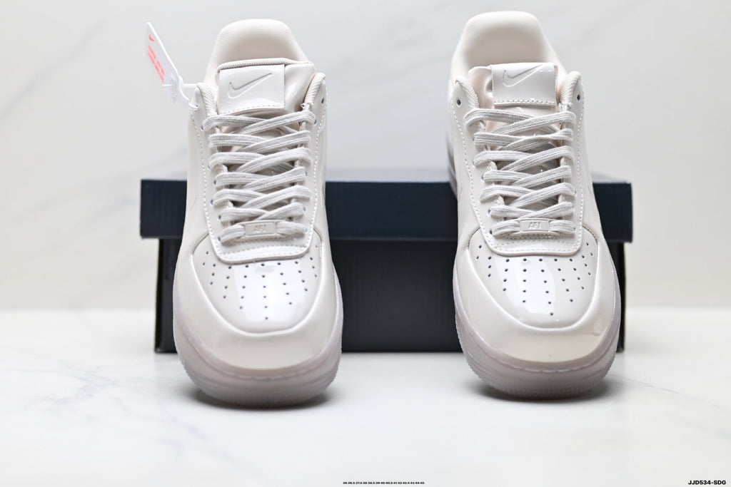 Nike Air Force 1 Low Triple White Unisex Sneakers Style 05