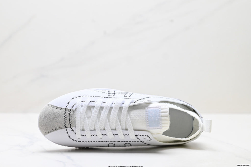 Onitsuka Tiger Low Profile Runner White Line Art Unisex Shoes Style 32
