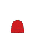 Mohair Purple Brand Beanie