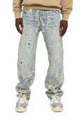 Purple Brand Bead Splatter Destroy Denim