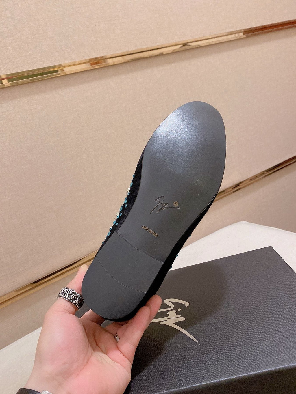 Giuseppe Zanotti Men's Rhinestone Slip-On Loafers