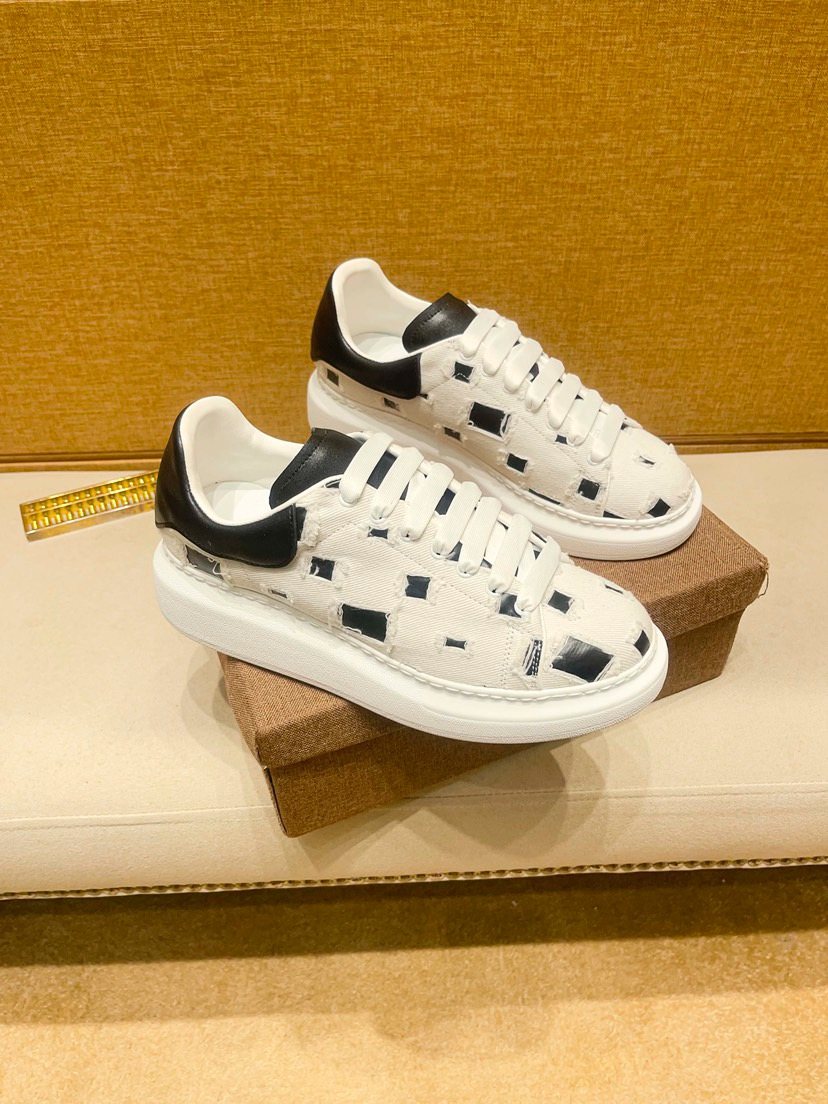 Patterned Low-Top Sneakers