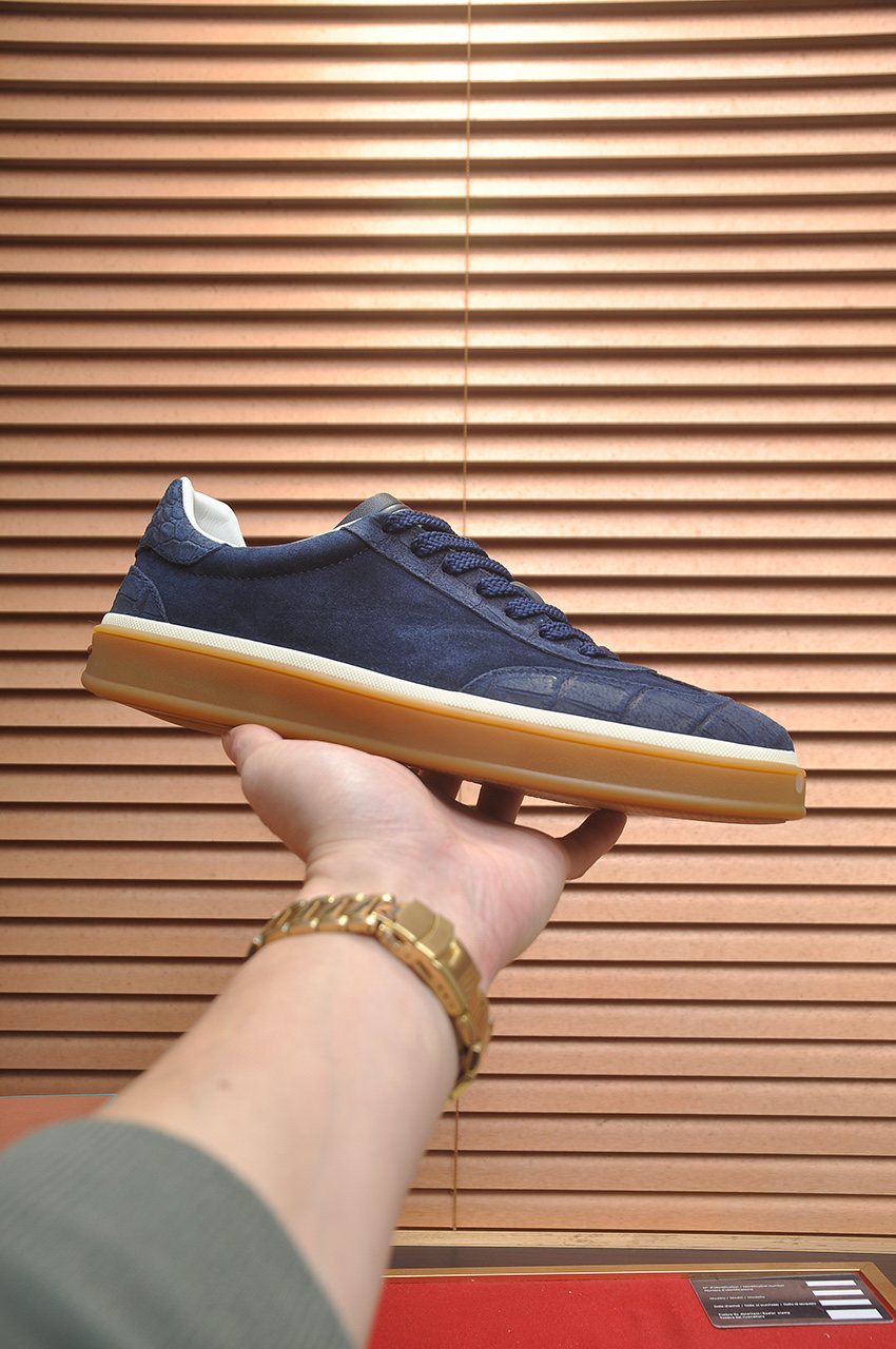 Loro Piana Low-Top Gum Sole Sneakers