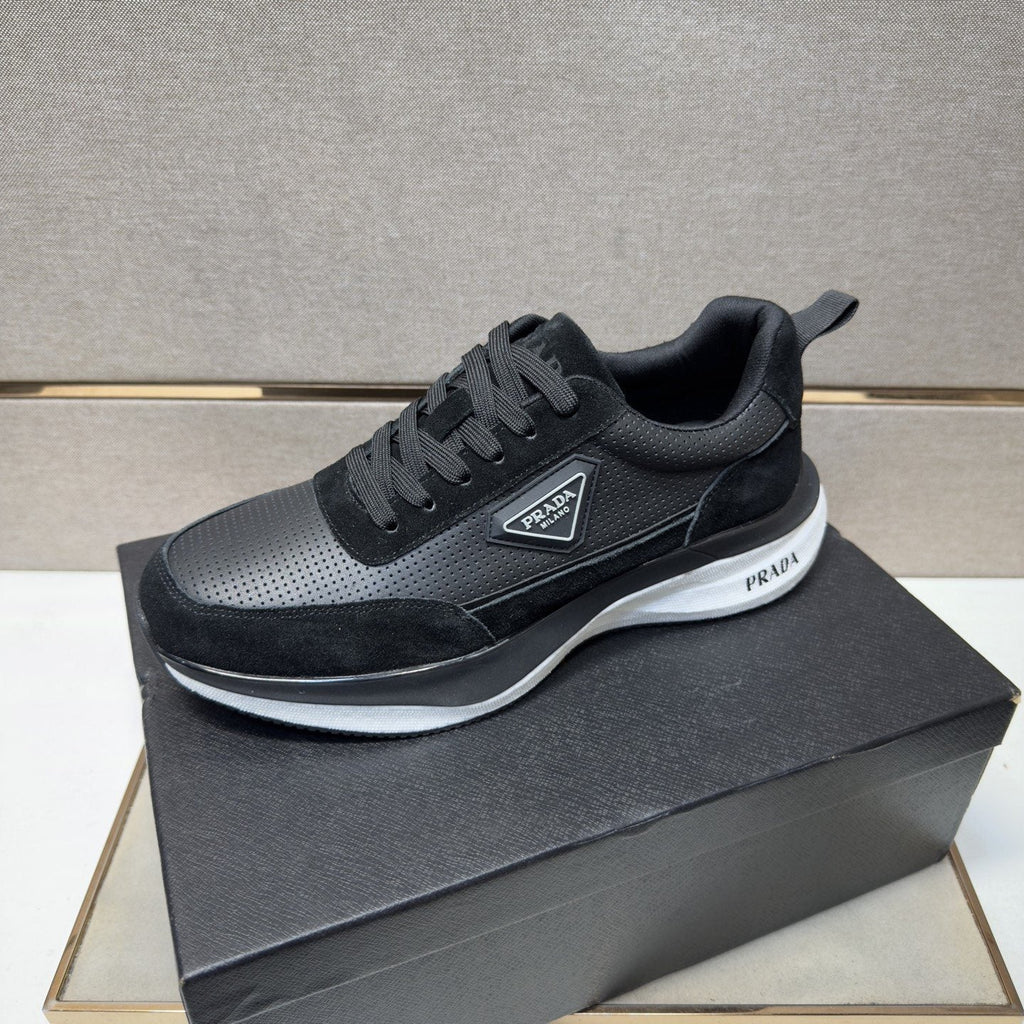 Prada Mesh Panel Sneakers