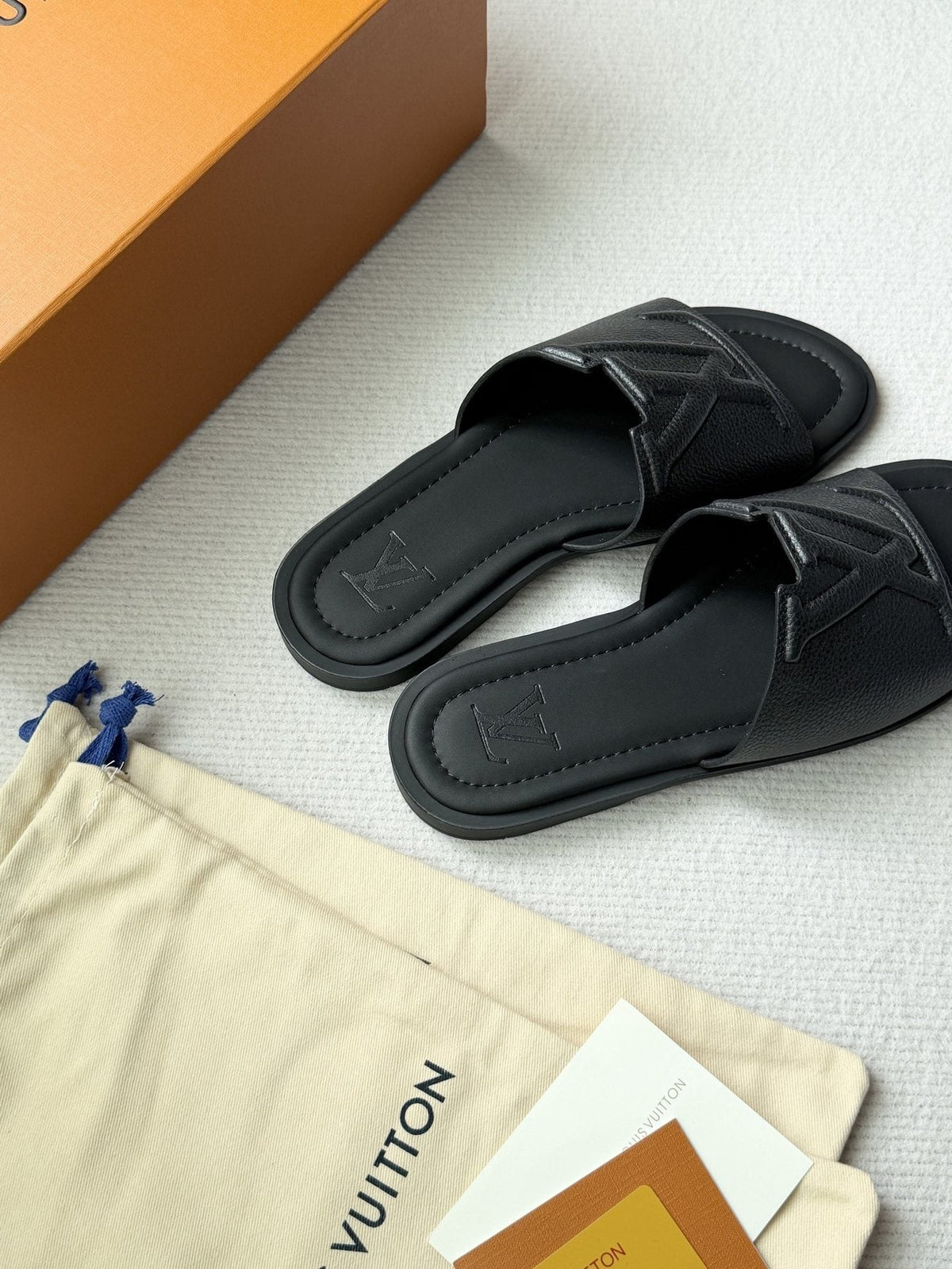 Louis Vuitton Portofino Monogram Slide Sandals