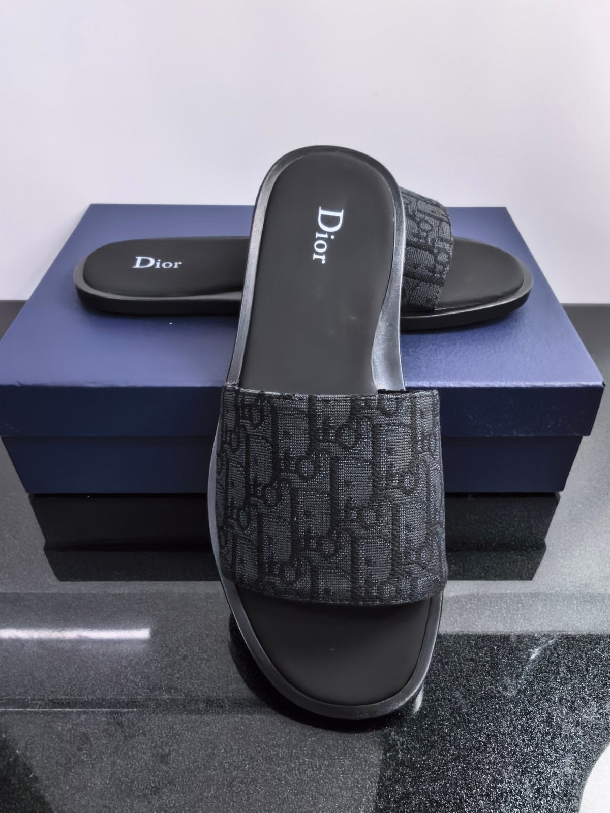 Dior Monogram Slide Sandals