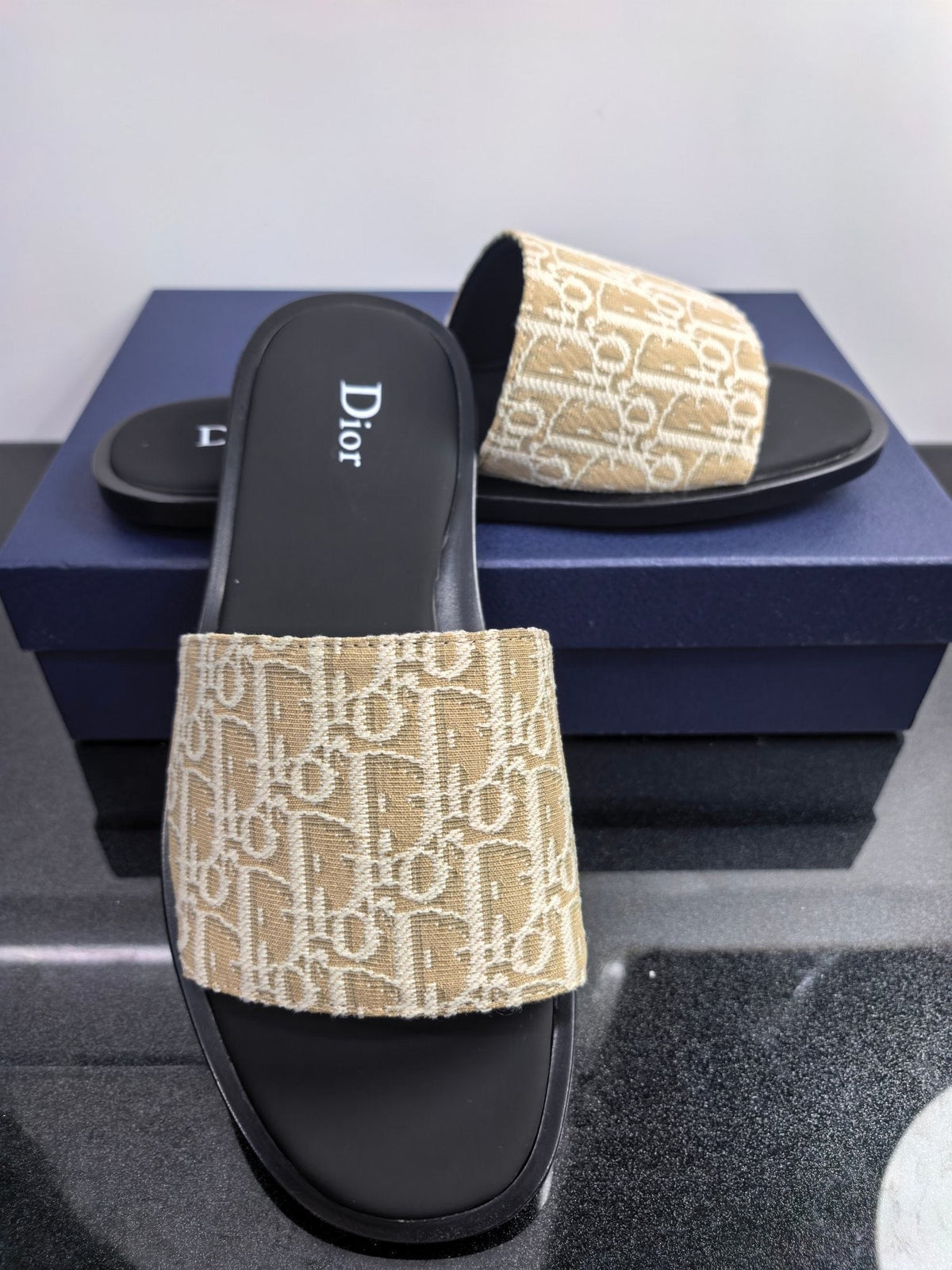 Dior Monogram Slide Sandals