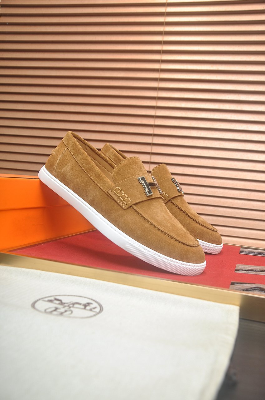 Hermès H-Hardware Slip-On Shoes