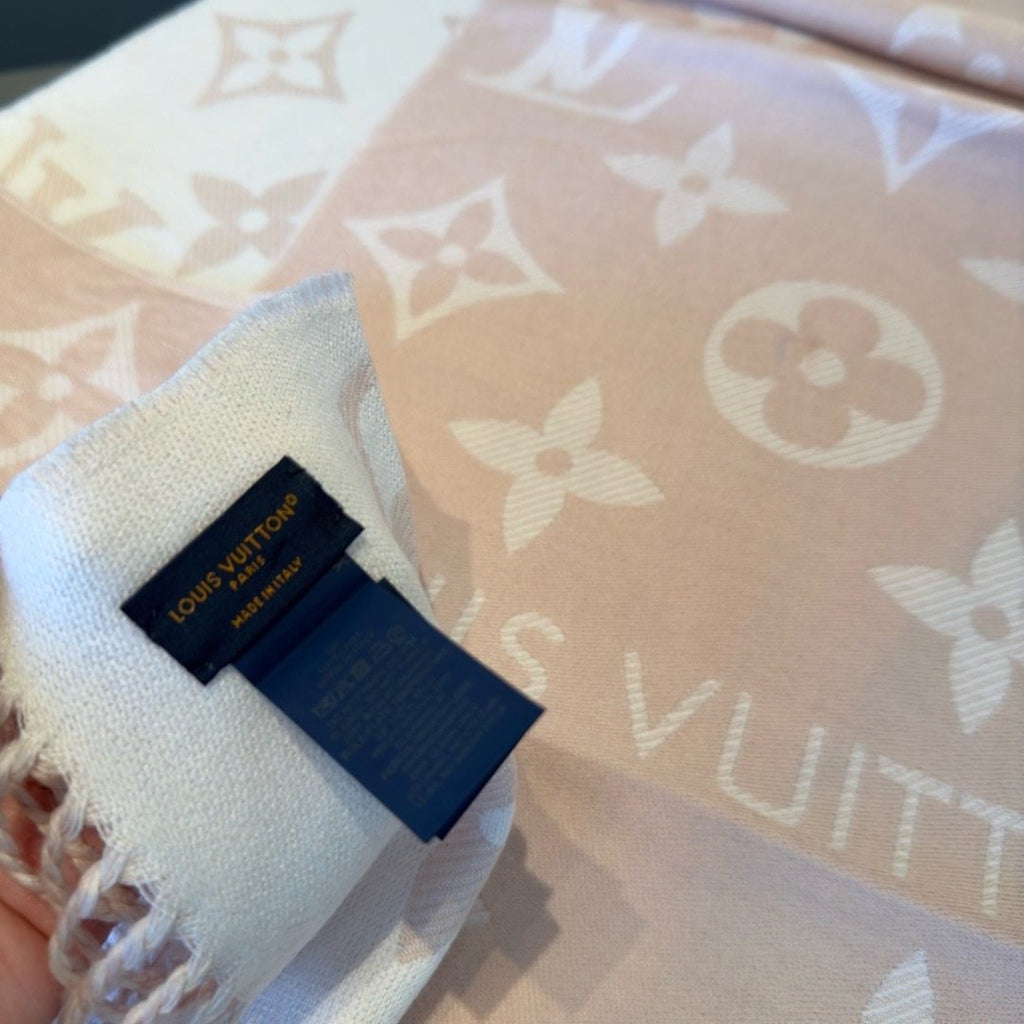Louis Vuitton Monogram Fringe Scarf