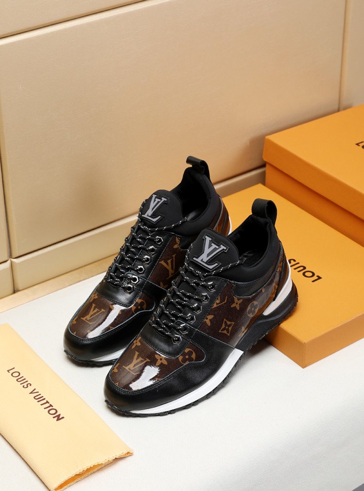 Louis Vuitton Monogram Panel Low-Top Sneakers
