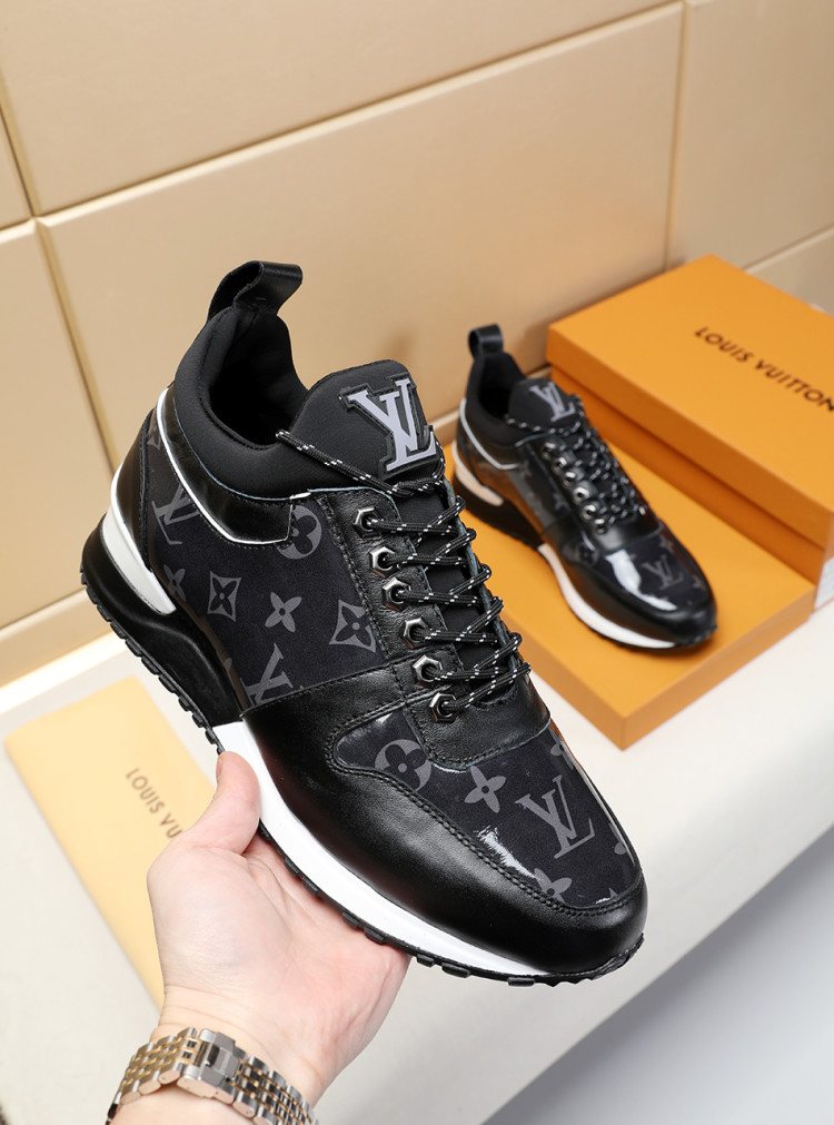 Louis Vuitton Monogram Panel Low-Top Sneakers