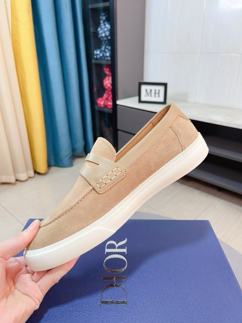 Dior Strap Loafers with Contrast Soles