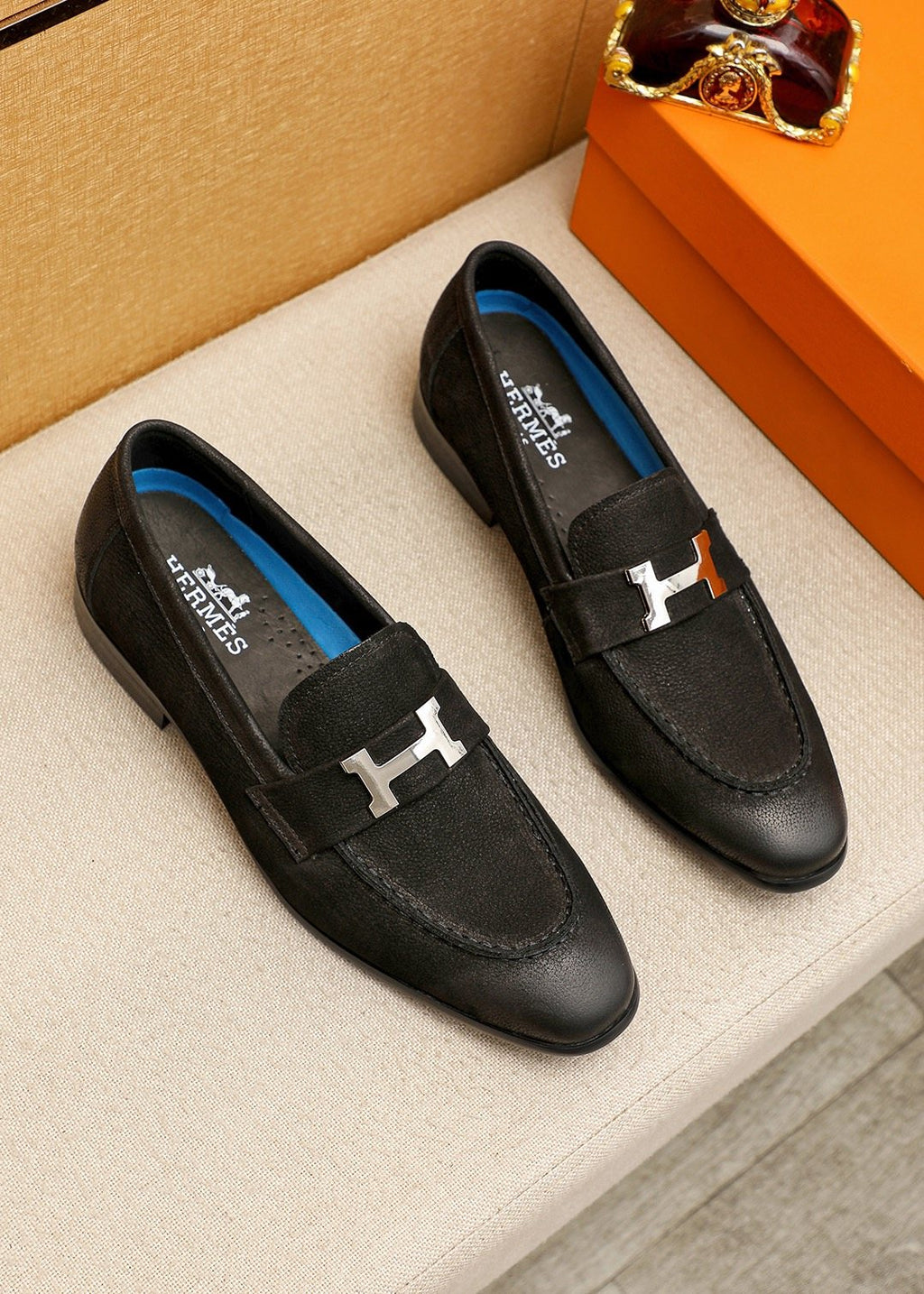 Hermès H-Hardware Loafers - Moccasin-Style Toe Stitching