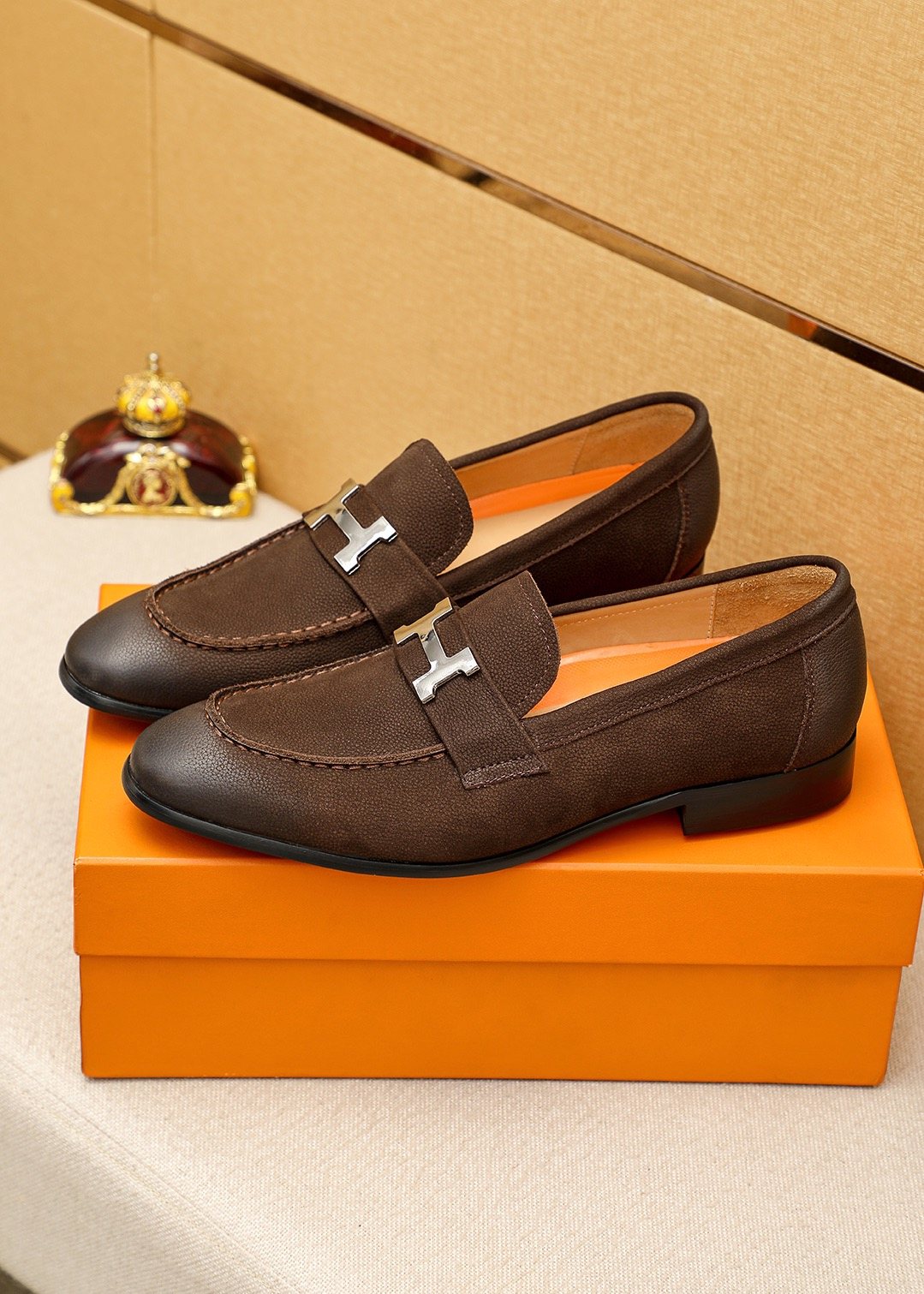 Hermès H-Hardware Loafers - Moccasin-Style Toe Stitching