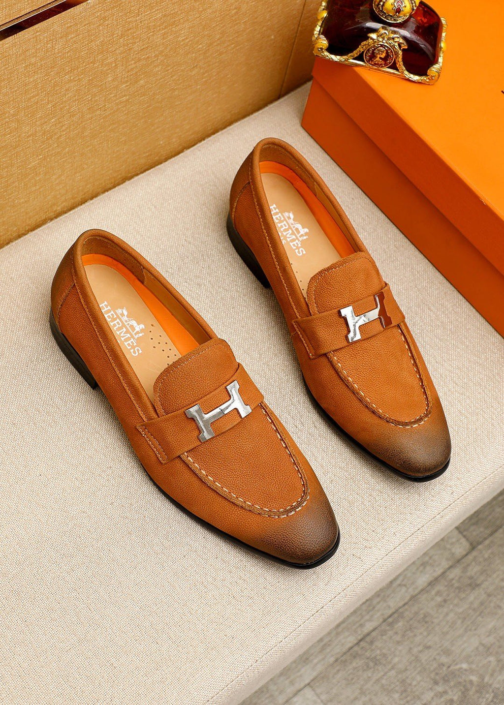 Hermès H-Hardware Loafers - Moccasin-Style Toe Stitching