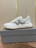 Hogan H-Stripes Platform Sneakers - Smooth Leather Upper