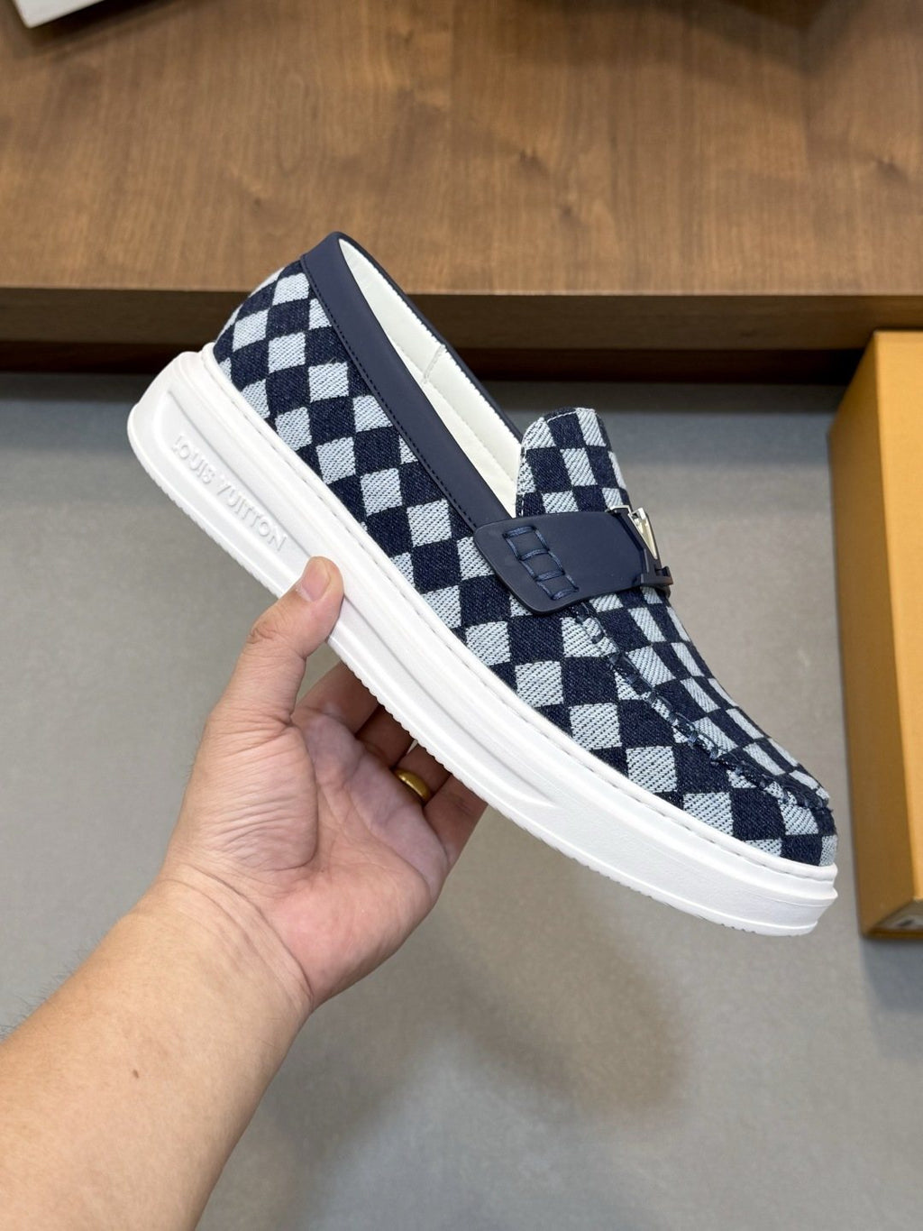 Louis Vuitton Strap Slip-On Sneakers