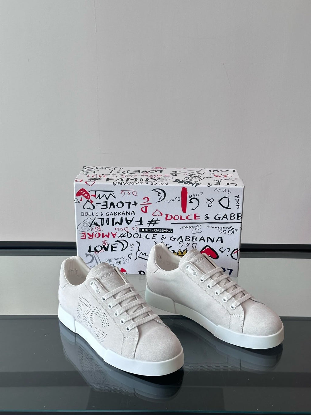 Dolce & Gabbana Lace-Up Low-Top Sneakers