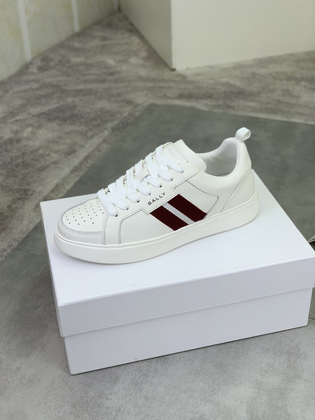 Bally Double-Stripe Low-Top Sneakers