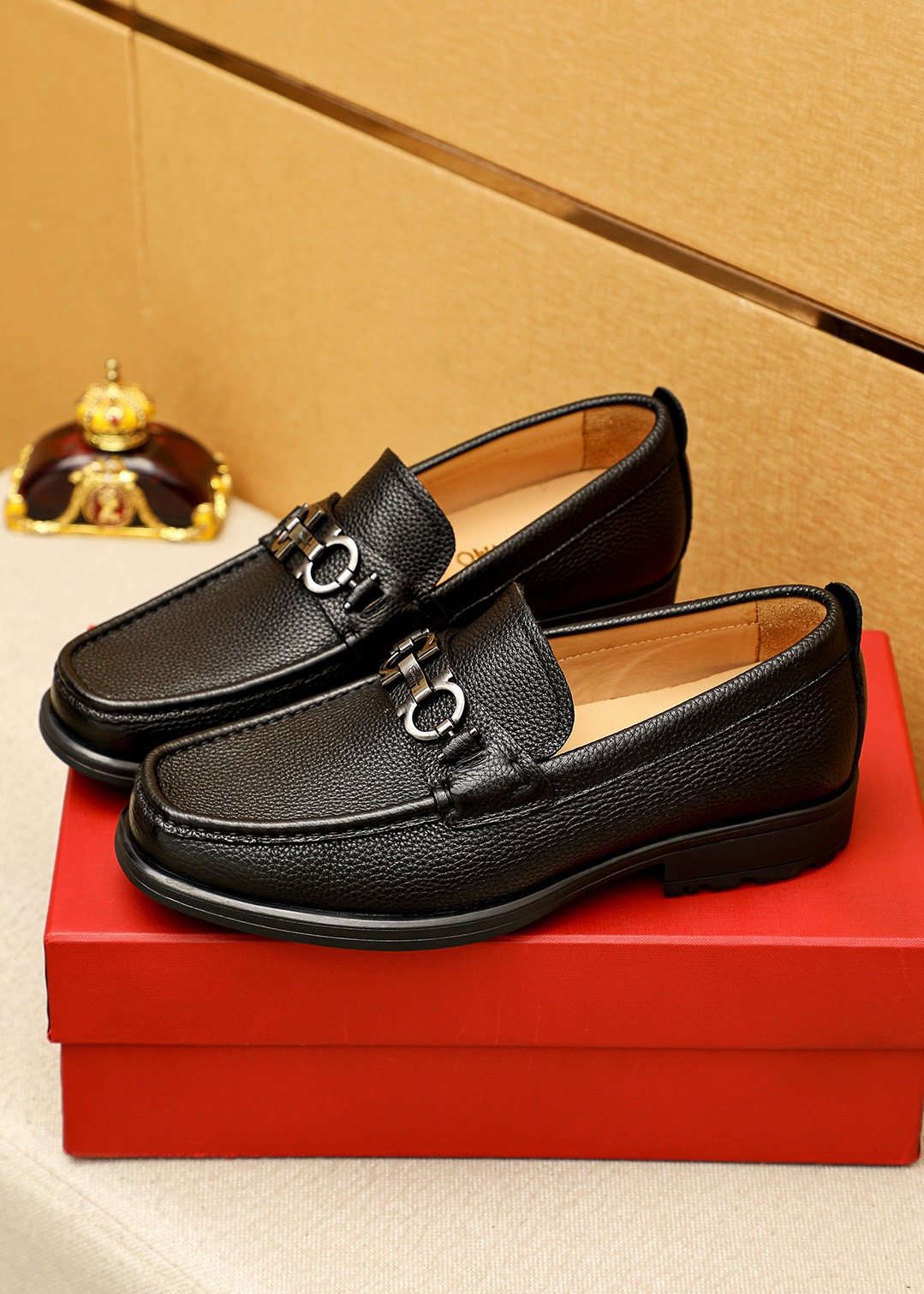 Ferragamo Leather Bit Loafers